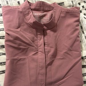 Figs mauve rafaela scrub top